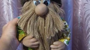 Домовёнок из мешковины своими руками