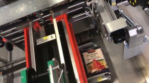 Упаковка пачек в картонный короб на MORBIWRAP