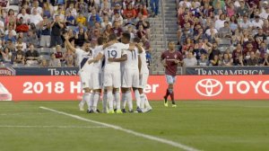 SLO-MO GOAL: Romain Alessandrini finishes a loose ball in the penalty area
