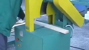 Торцовочный станок ТК18М. Демонстрация торцовки заготовок в размер на торцовочном станке ТК18М