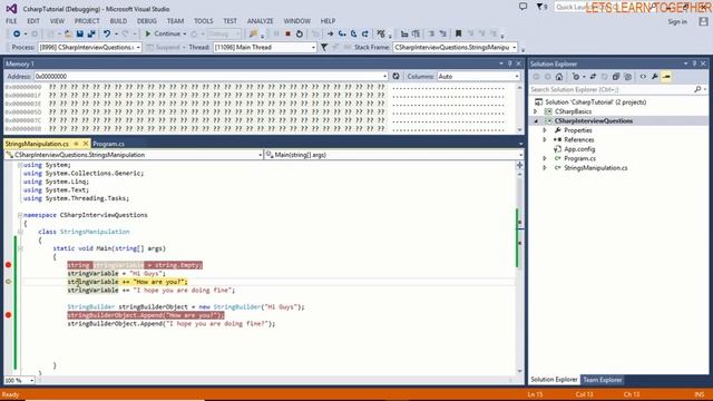 Difference between string and StringBuilder in C#? (c# interview questions)