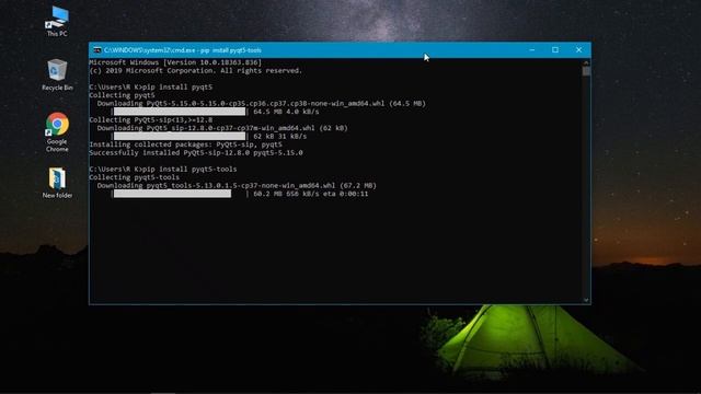 Let's Install/Use PyQt5 in Visual Studio Code in Windows смотреть онлайн