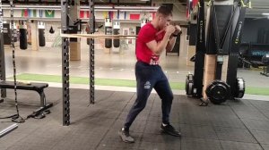 Резина для боксёра.Тренировка