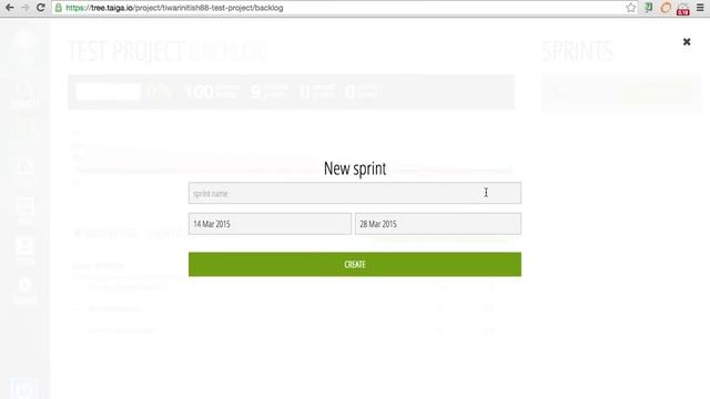 Taiga Tutorial 3: Add a new sprint смотреть онлайн