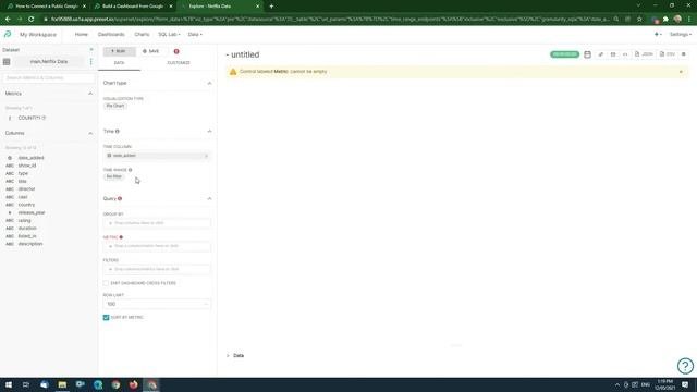 Apache Superset/Preset: Create A Pie Chart