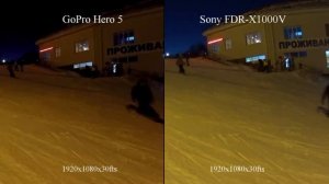 Sony FDR - X1000V vs GoPRo Hero 5 Black