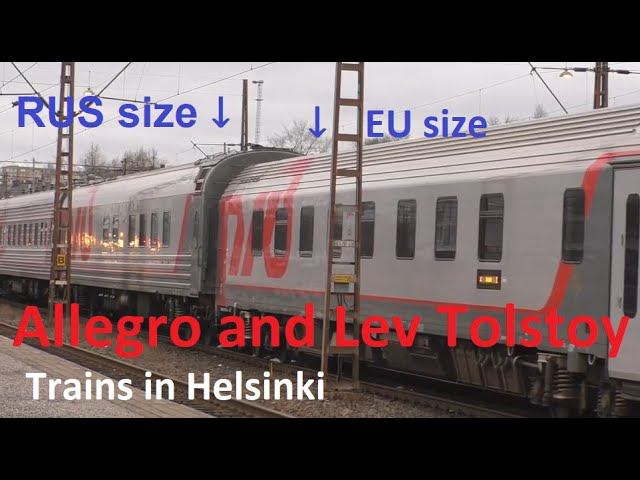 Allegro train on Helsinki Central Station and much more