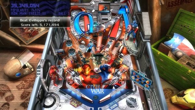Pinball FX 2 - Marvel's Civil War смотреть онлайн