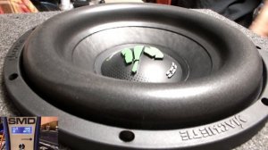 Deaf Bonce Machete Fight MF-12 D2 subwoofer on NVX NDA103 Car Amplifier Dyno Test DB Don't Miss Out