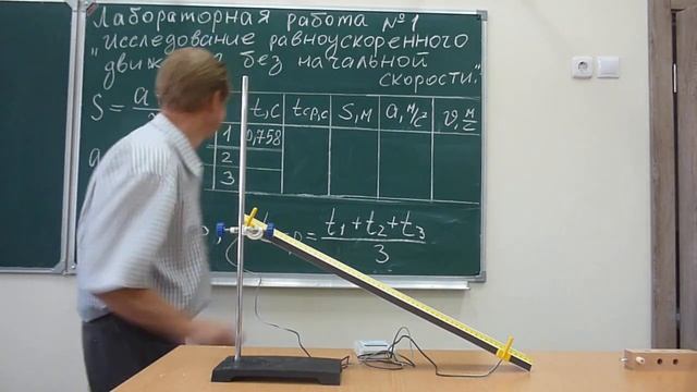 Исследование равноускоренного движения смотреть онлайн