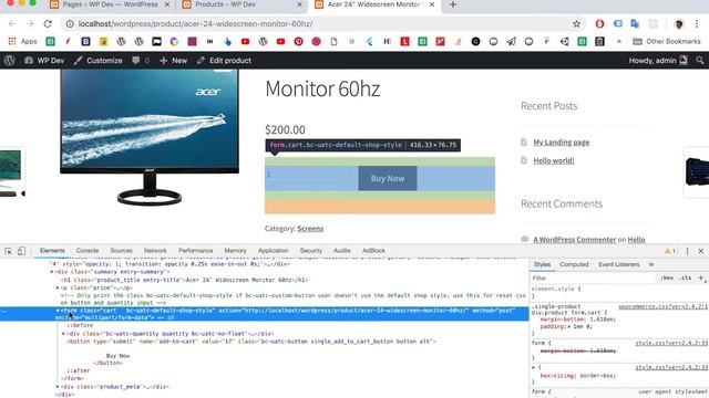 How To Hide Add To Cart Button For Single Product In WooCommerce смотреть онлайн