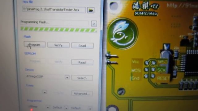 Видео инструкция как перепрошить тестера транзисторов ESR LCR T4 T3 смотреть онлайн