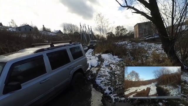 Jeep Commander тест-драйв в поле. Покатушки на джипах