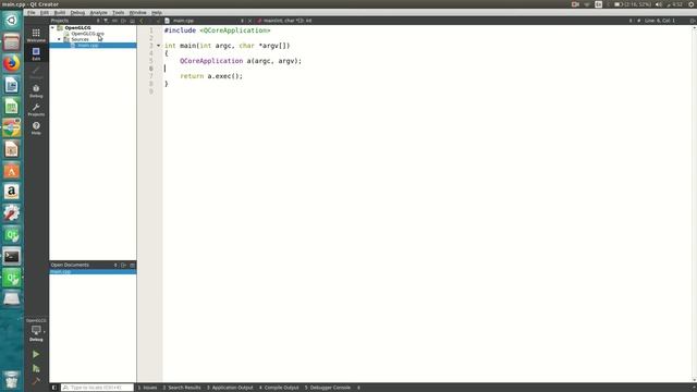 OpenGL using Qt-Creator смотреть онлайн