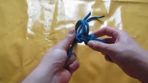 Морские узлы по Скрягину №78  Боцманский узел  #НезатягивающиесяПетли