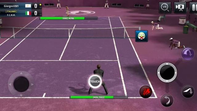 Ultimate Tennis - Gameplay - Single Match #1 смотреть онлайн