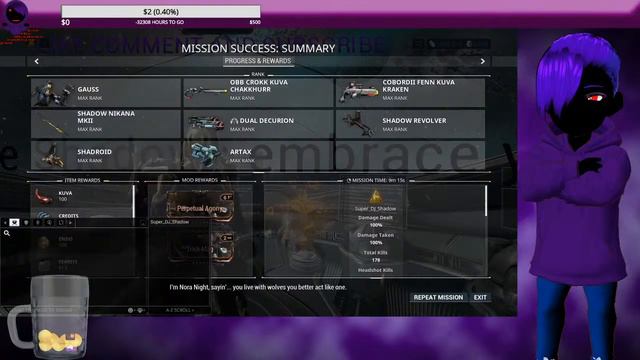 Warframe Live | Glass maker lost track of the weeks but is a new nightwave week смотреть онлайн