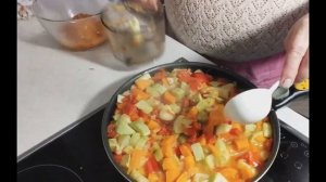 Овощные кубики - оригинальная  заготовка на зиму