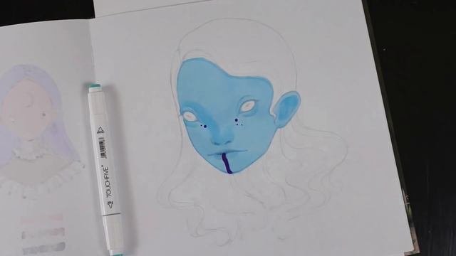 КАК РИСУЮТ МАРКЕРЫ СПУСТЯ 4 МЕСЯЦА ❤ 3 МАРКЕРА challenge ❤