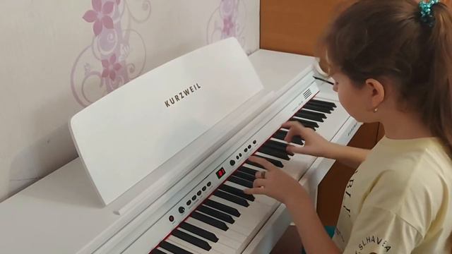 41. Этюд Е. Гнесина. (1 класс, фортепиано) . смотреть онлайн