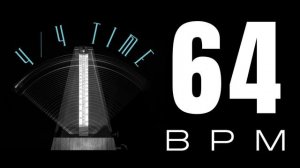 64 BPM - 4/4 Time - 5 Minutes - Metronome - Click