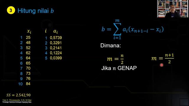 Pahami Tahapan SHAPIRO-WILK TEST untuk Uji Normalitas secara manual ini! смотреть онлайн
