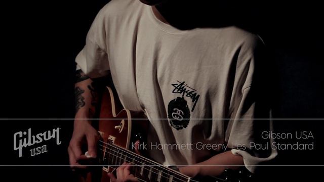 시연 Gibson USA Kirk Hammett Greeny Les Paul Standard смотреть онлайн
