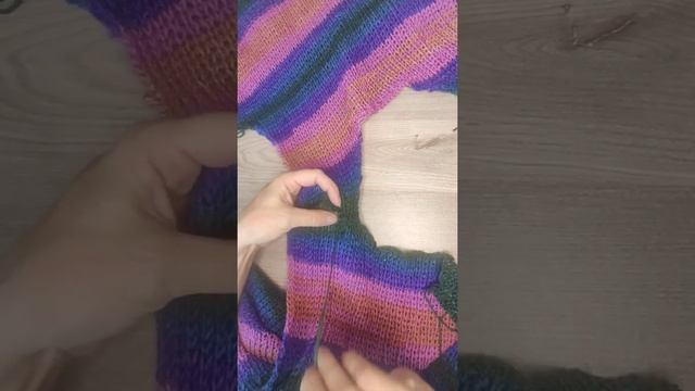 Техника сшивания плеча у вязаного изделия смотреть онлайн