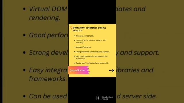 #react js #interview questions