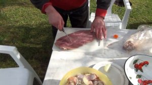 Шашлык от зятя - мужик на кухне.  Дачные рецепты.