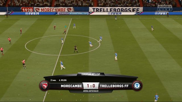 Morecambe - Trelleborgs. European international cup. Сезон 18-19 (FIFA 19)