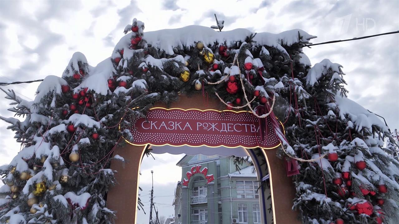 В городе Шуя Ивановской области открылся фестиваль "Русское Рождество"