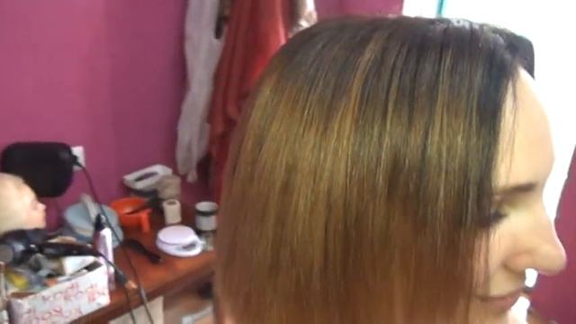 Карамельное брондирование волос,карвинг и укладка!