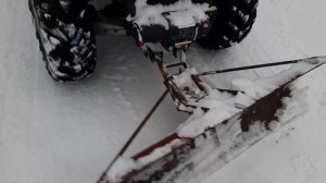 Отвал своими руками из газового балона для квадроцикла