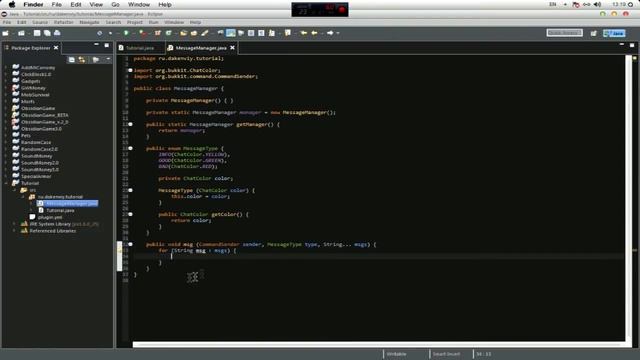 Как создать плагин для Minecraft #5 | Многоклассовые структуры [Bukkit Coding] смотреть онлайн
