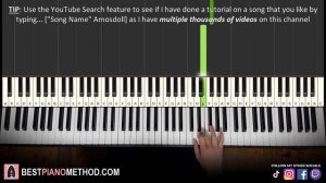 Edith Piaf - La foule (Piano Tutorial Lesson)