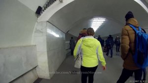 Метро, поездка "Алтуфьево" - "Коломенская" 29 ноября 2017 года