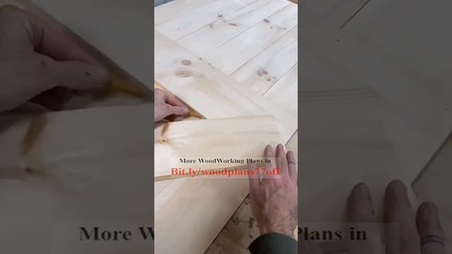 Our super secret pencil hack for making barn doors! ? Step1 miter the pencil Step2 super glue the p