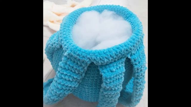 Как связать Осьминога из плюшевой пряжи - видео обзор смотреть онлайн