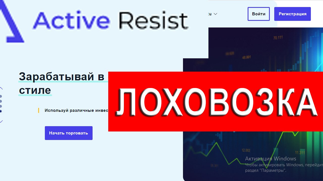 Activeresist.com отзывы - НЕ ВЕРИТЬ. Как вывести деньги из Trade.activeresist.co