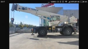 автомобильный кран терекс [ truck crane Terex ] photo-collage