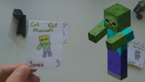 ККИ Cut Out #3. Minecraft / ККИ / Самодельная карточная игра / Homemade TCG