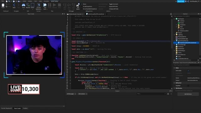 How To Make An AUTO LEVEL GROUP RANK In ROBLOX Studio | Vibe Game Series (PT.52) смотреть онлайн