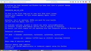 #Выпуск 7. Синий экран смерти. Что делать синий экран Windows?