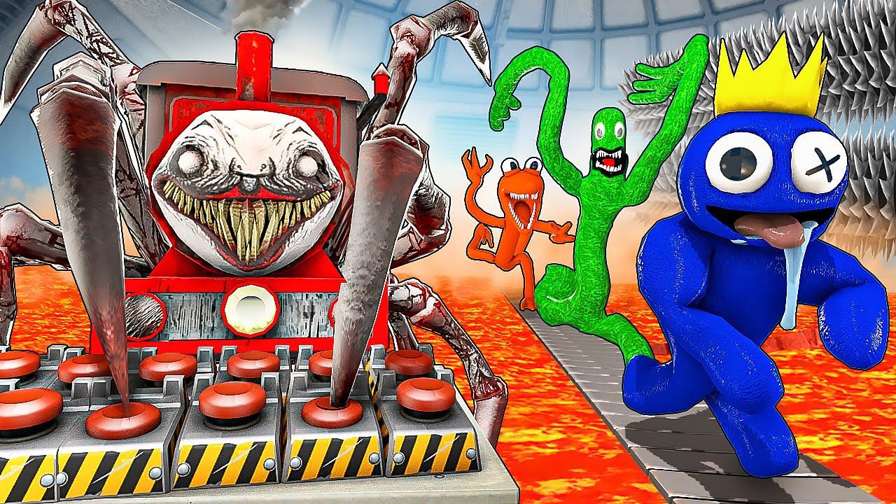 ЧУ ЧУ ЧАРЛЬЗ ПРОТИВ РАДУЖНЫХ ДРУЗЕЙ! КТО ПОБЕДИТ? СТРАШНАЯ ДОРОГА СМЕРТИ В Garry`s Mod