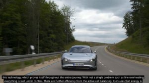 Mercedes-Benz VISION EQXX | Test Track Driving | All the details