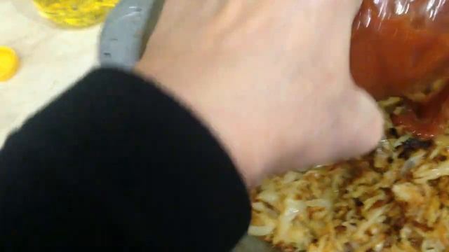 Жарим постную капусту . смотреть онлайн