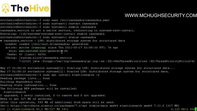Installing TheHive 4.1.x in 12 minutes смотреть онлайн