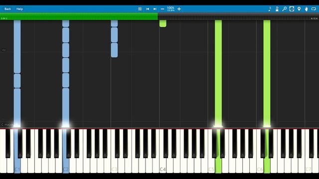 Requiem of Silence -Re:Zero Ep 15 OST- Piano Arrangement (Synthesia) смотреть онлайн