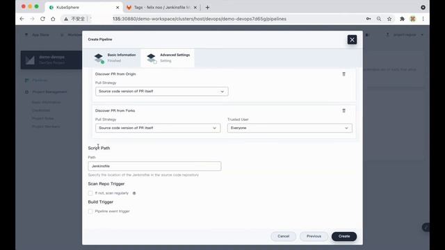Create a Multi-branch CI/CD Pipeline on Kubernetes with GitLab and KubeSphere смотреть онлайн